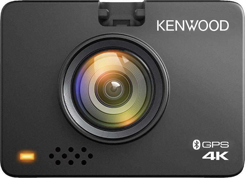 DASH CAM KENWOOD DRV-A610W, 1 canale, 4K Ultra HD, campo visivo 136°, display 2", GPS
