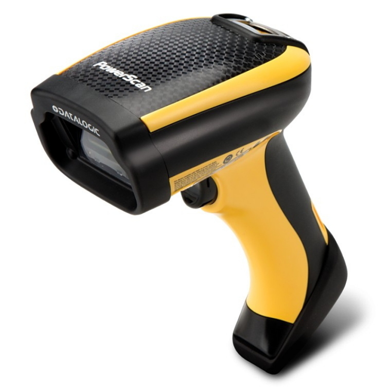 Datalogic powerscan pd9100 lettore di codici a barre portatile 1d led nero, giallo