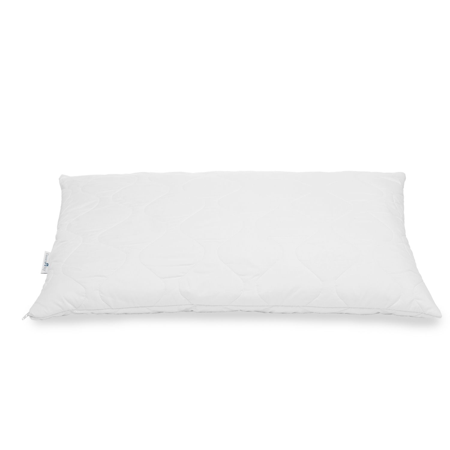 DaunenStep Cuscino in fibra sintetica Sterilsan 50x80 cm - standard Italia Classic - per chi dorme di schiena o di lato
