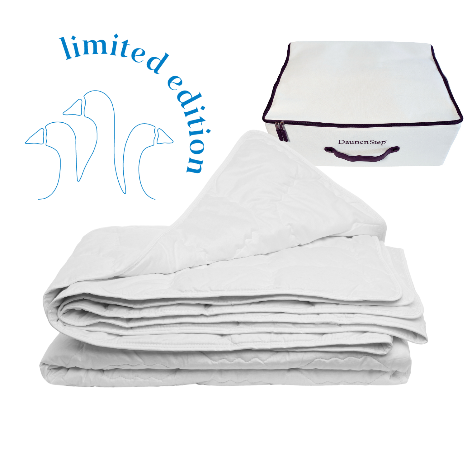DaunenStep Piumino in fibra naturale CottonStep con Storage box
