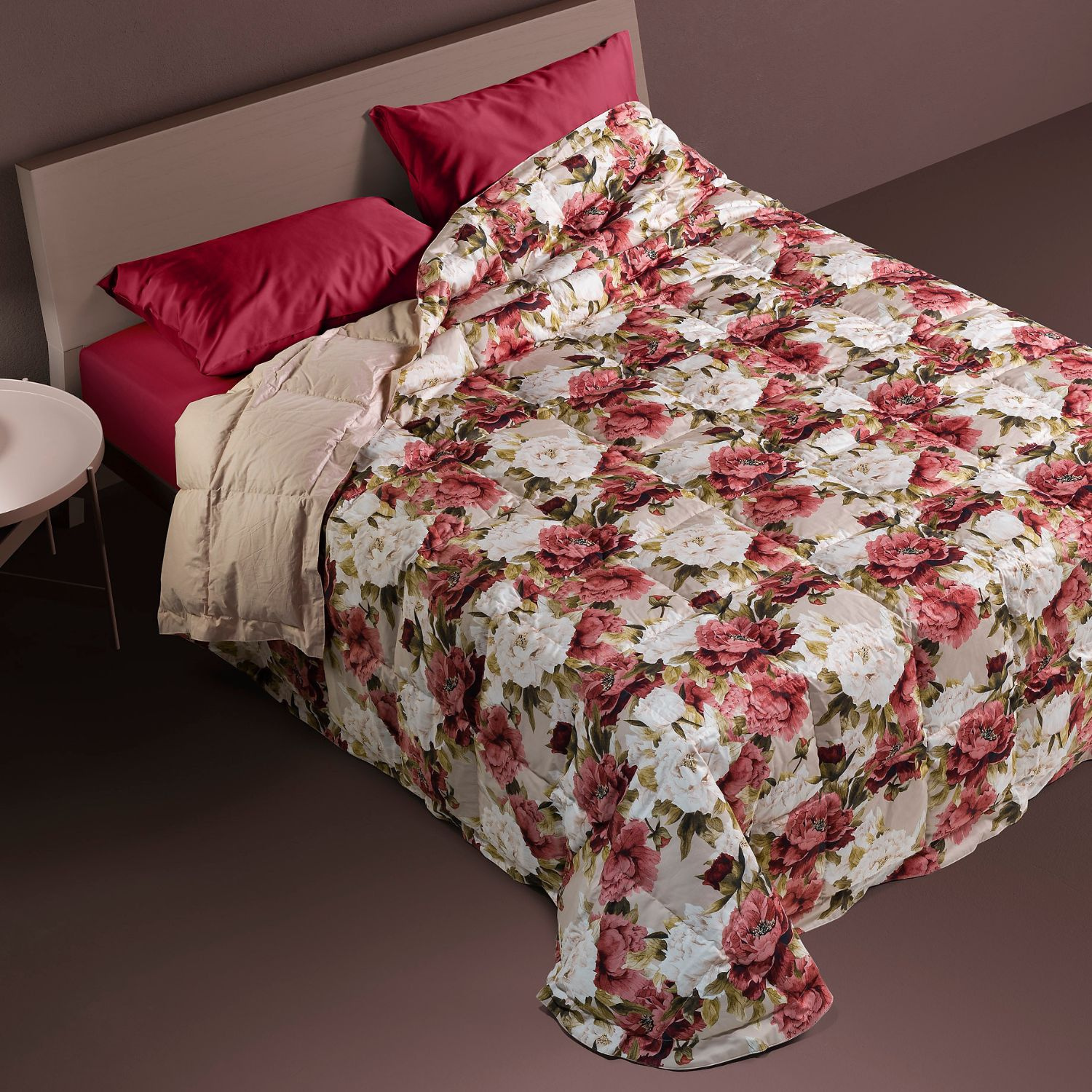 DaunenStep Trapunta in piuma fantasia Floreale 11161A