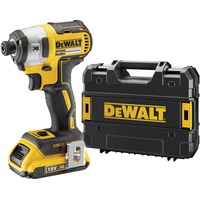 DCF887P2-QW avvitatore a batteria 1/4" 3250 Giri/min 205 Nm Nero, Giallo 18 V