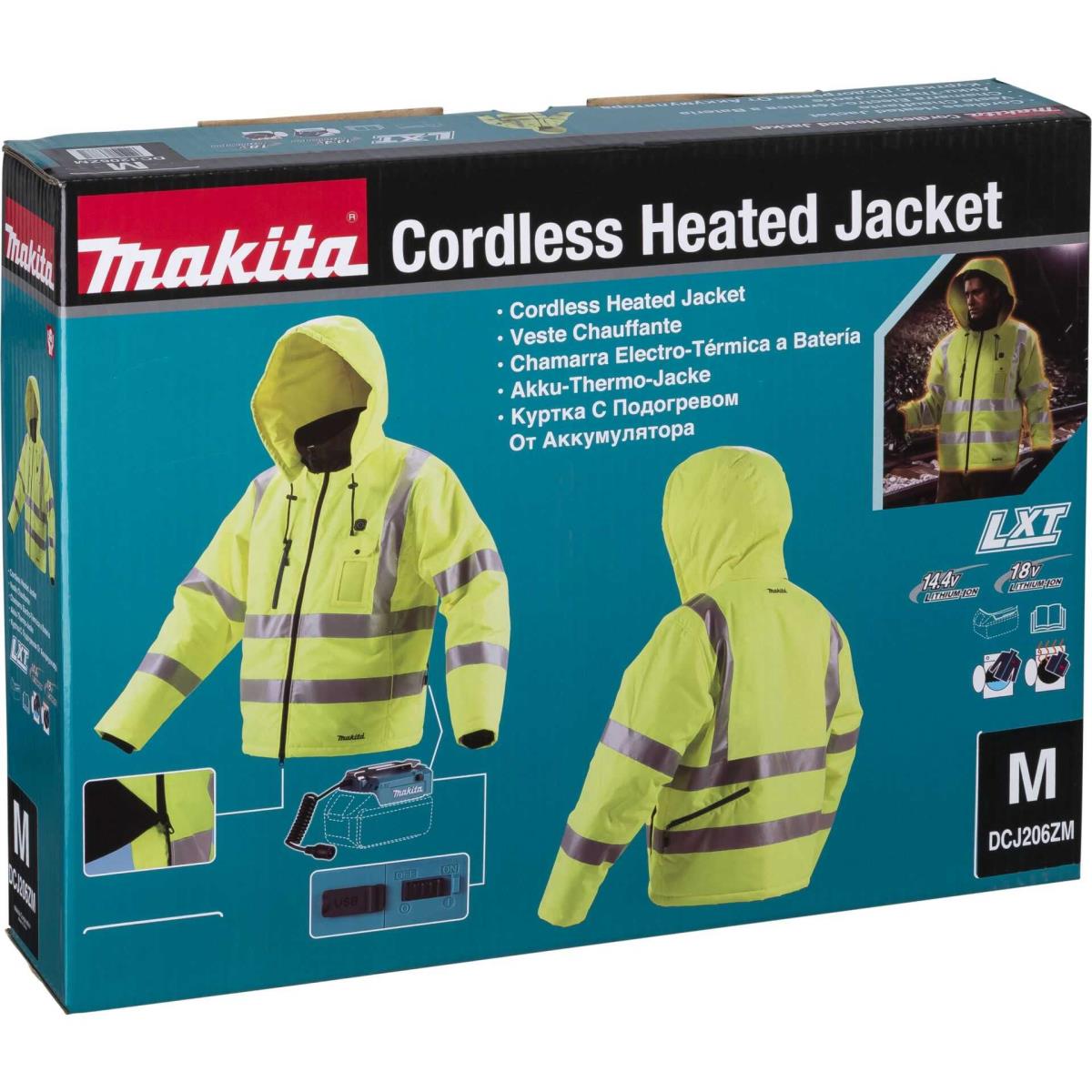 Dcj206zm Giacca Riscaldata Alta Visibilità Lxt®