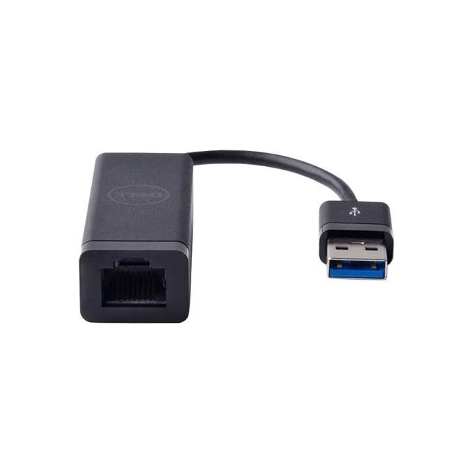 Dell 443-BBBD Adattatore USB 3.0 Gigabit Ethernet 1000 Mbit-s USB 3.2 Gen 1 colore Nero Dell 443-BBBD Adattatore USB 3.0 Gigabit Ethernet 1000 Mbit-s USB 3.2 Gen 1 colore Nero
