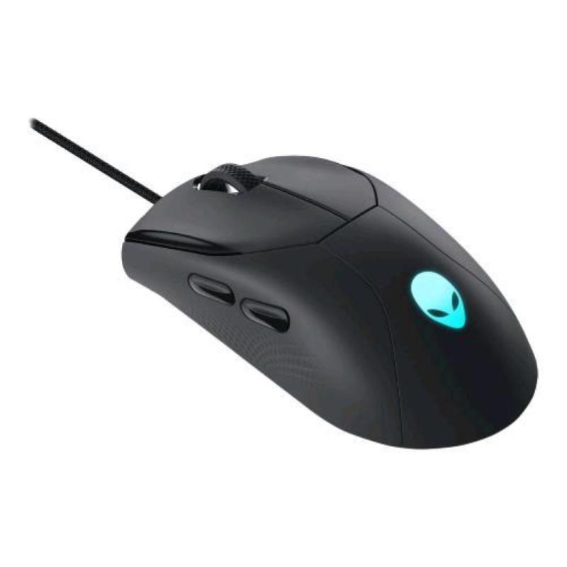 Dell alienware aw320m mouse gaming ottico usb 6 pulsanti 19.000 dpi nero