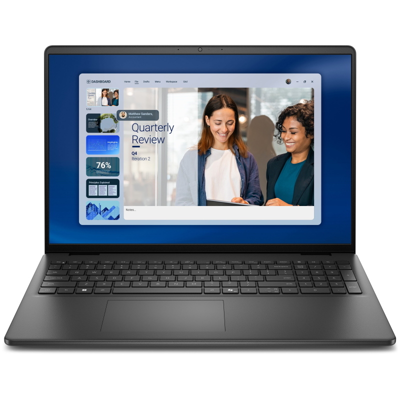 Dell dc16255 amd ryzen? 5 220 computer portatile 40,6 cm (16) wuxga 16 gb ddr5-sdram 512 gb ssd wi-fi 6 (802.11ax) windows 11
