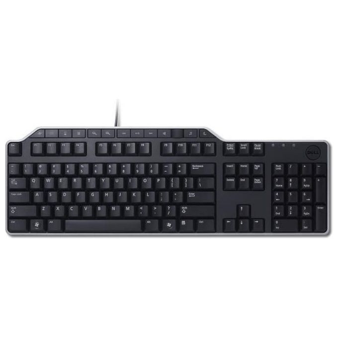 Dell KB522 Tastiera Business Multimedia USB QWERTY Full-size layout Italiano hub USB poggiapolsi rimovibile colore Nero