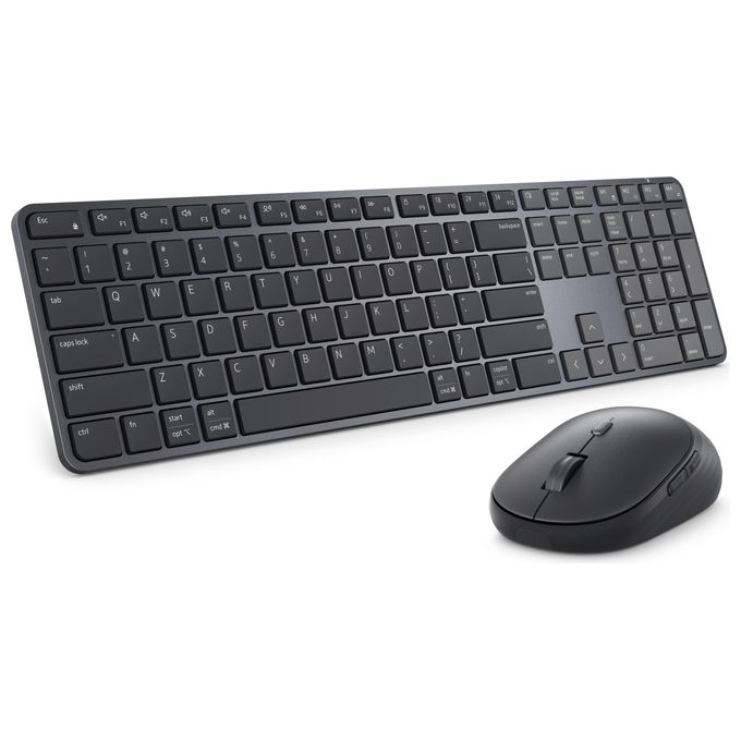 Dell KM726-INT-EMEA Pro 7 Slim Kit Tastiera e Mouse Wireless Bluetooth QWERTY US International colore Nero Dell KM726-INT-EMEA Pro 7 Slim Kit Tastiera e Mouse Wireless Bluetooth QWERTY US International colore Nero