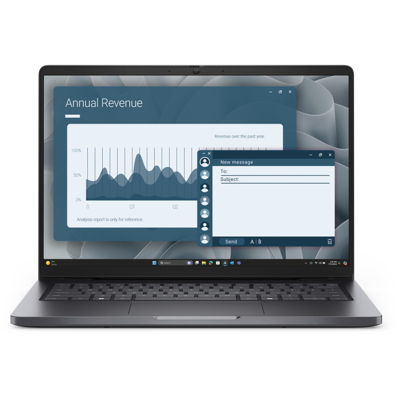 Dell pro 14 pc14255 amd ryzen? 5 pro pro 230 computer portatile 35,6 cm (14) full hd+ 16 gb ddr5-sdram - tastiera qwertz