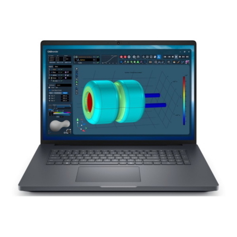 Dell pro max 18 plus mb18250 ai workstation mobile 18 quad hd+ intel core ultra 7 265hx ram 32gb-ssd 1tb nvme-nvidia rtx pro 3000 blackwell 12gb-wi-fi 7 tri-band + 2.5g lan-win 11 prof nero (p4gg2)