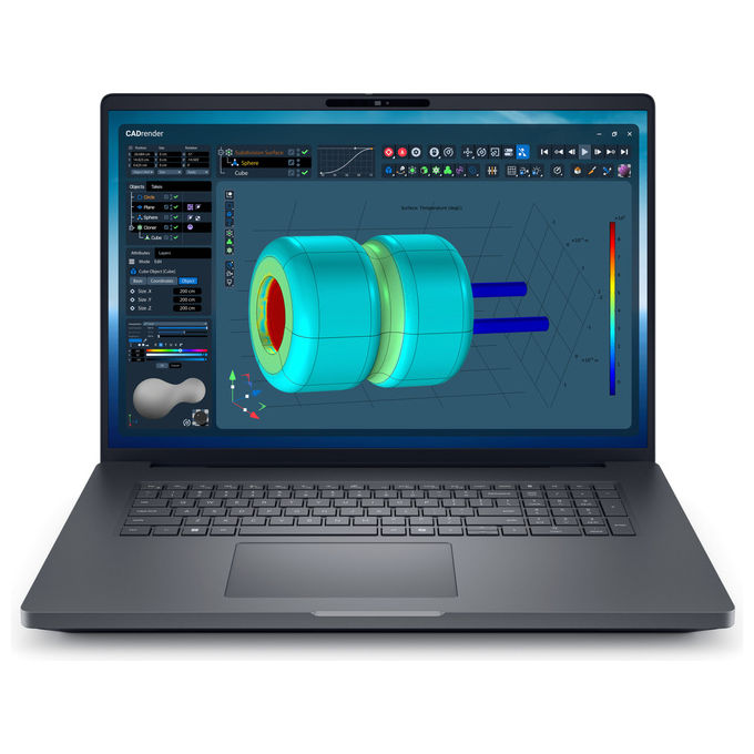 Dell Pro Max 18 Plus MB18250 Workstation Mobile 18'' QHD+ Win11 Pro