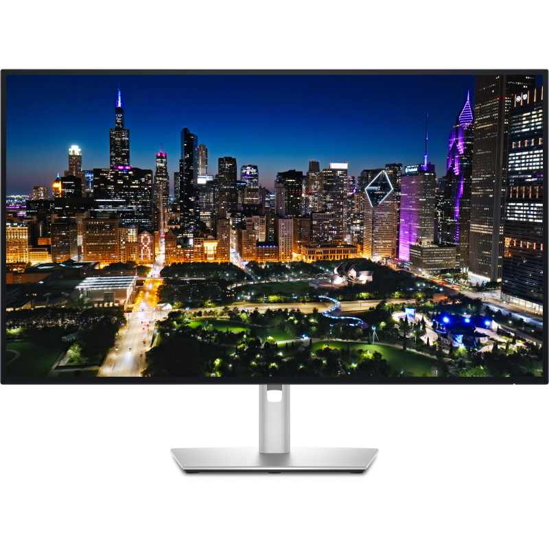 Dell ultrasharp u3225qe monitor pc 80 cm (31.5) 3840 x 2160 pixel 4k ultra hd lcd nero, argento