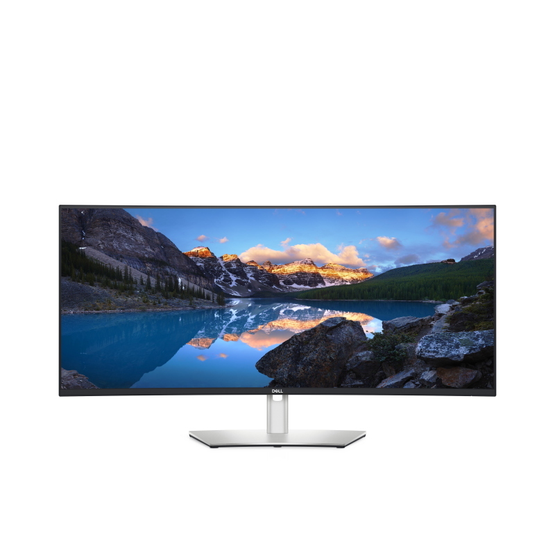 Dell ultrasharp u3824dw led display 95,2 cm (37.5) 3840 x 1600 pixel wide quad hd+ lcd nero, argento