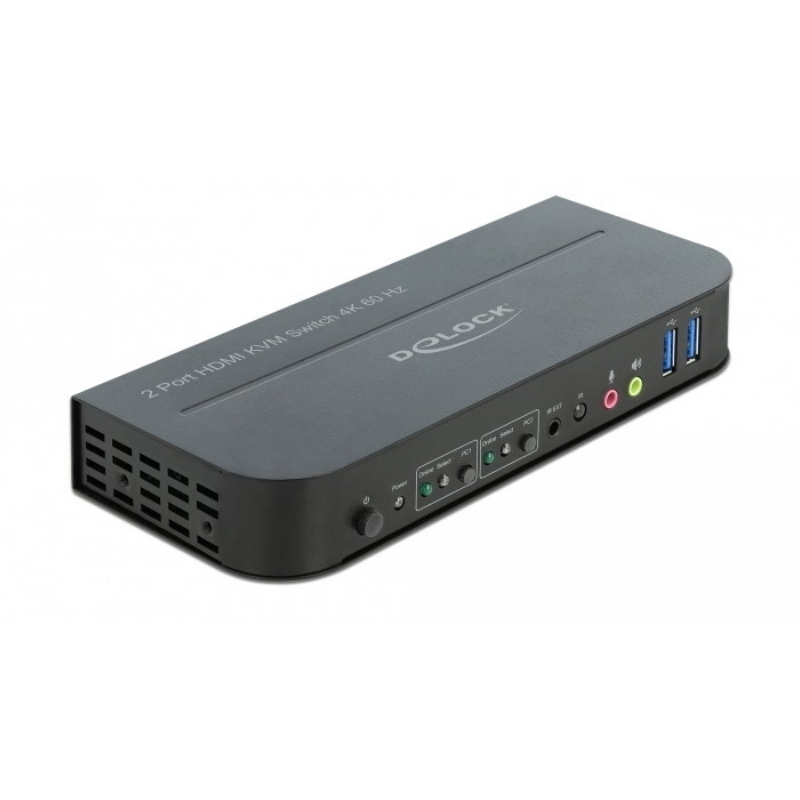 Delock 11481 switch per keyboard-video-mouse (kvm) nero