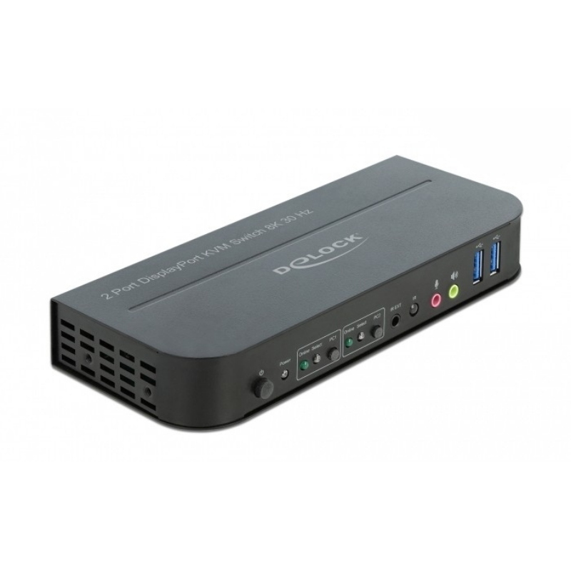 Delock 11482 switch per keyboard-video-mouse (kvm) nero
