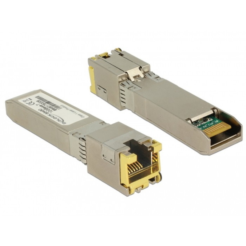 Delock 86460 modulo del ricetrasmettitore di rete rame 10000 mbit/s sfp+ Delock 86460 modulo del ricetrasmettitore di rete rame 10000 mbit/s sfp+