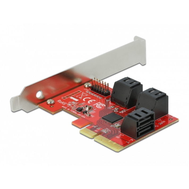 Delock speicher-controller - sata 6gb/s - low-profile