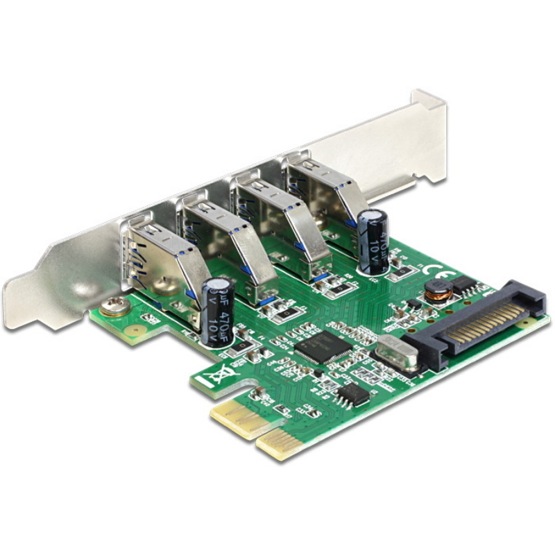 Delock usb-adapter - pcie 2.0 - usb 3.0 x 4