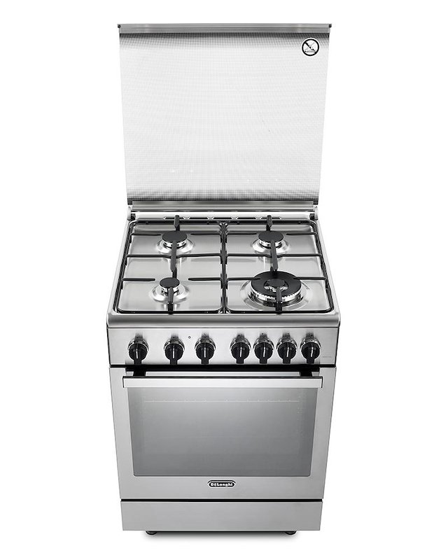 De'Longhi Cucina con Forno a gas/Pianale a gas PGVX 64 LSG Inox