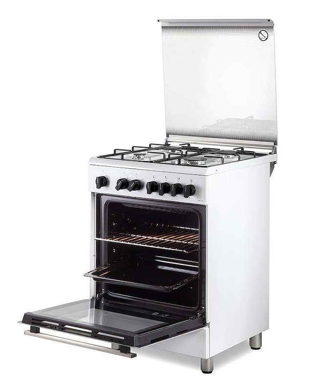 De'Longhi Cucina Gas Forno Elettrico Dmw 64 Lsg Bianco