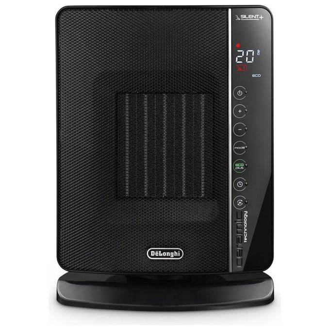 De'Longhi DCH7993ER.BC Silent+ Termoventilatore Ceramico 2400W Timer 24h Telecomando colore Nero De'Longhi DCH7993ER.BC Silent+ Termoventilatore Ceramico 2400W Timer 24h Telecomando colore Nero