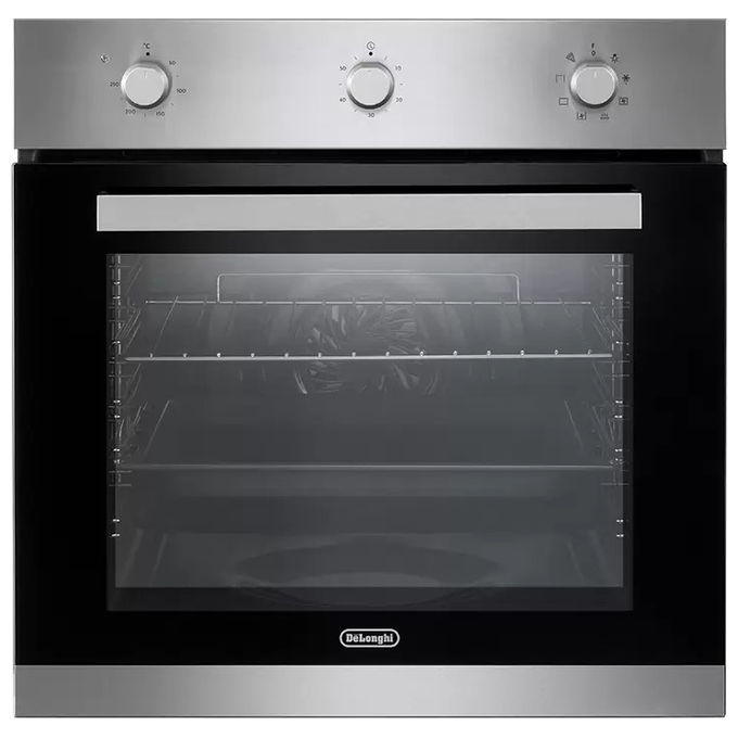 De'Longhi DLM8LX Design Forno da incasso Elettrico Multifunzione 70 L Classe A 8 Funzioni Grill colore Nero e Inox