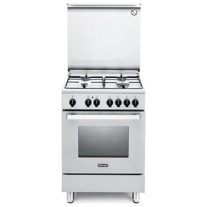 De'Longhi DMW 64 ED Design Cucina a gas 4 fuochi forno elettrico multifunzione 57 L 6 funzioni Classe A (90x60x60 cm) colore Bianco