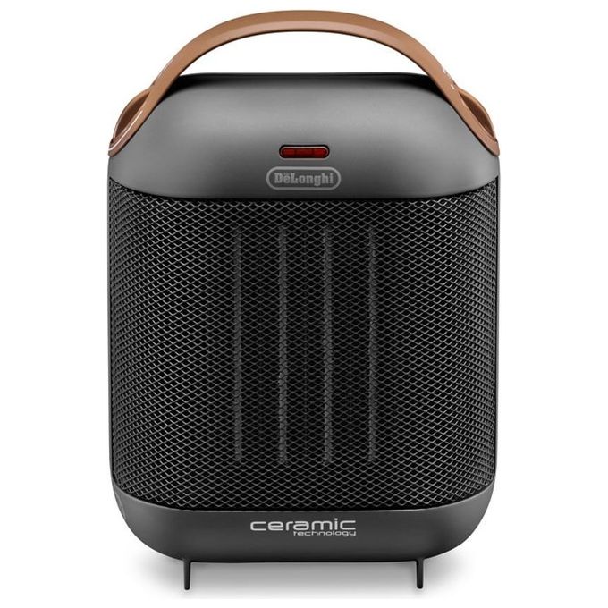 De'Longhi HFX30C18.AG Capsule Termoventilatore Ceramico 1800 W 2 velocita' termostato regolabile per ambienti fino a 55 m³ colore Nero