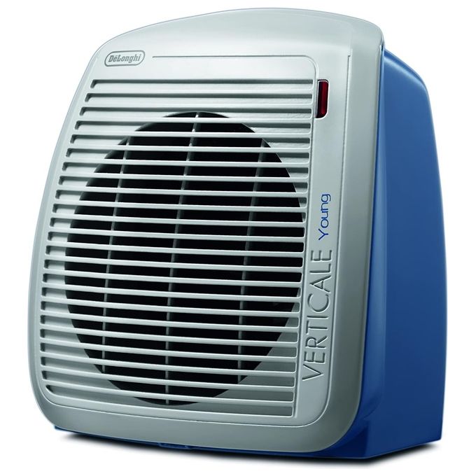 De'Longhi HVY1020 Young Termoventilatore Verticale 2000 W Termostato Regolabile Protezione Antigelo IP21 colore Blu De'Longhi HVY1020 Young Termoventilatore Verticale 2000 W Termostato Regolabile Protezione Antigelo IP21 colore Blu