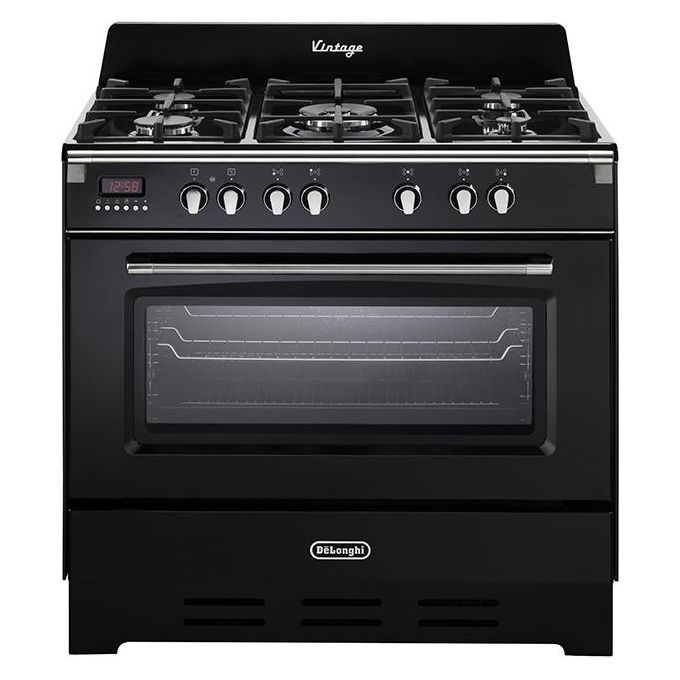 De'Longhi MEM965NNED MasterCook Cucina a Gas Libera Installazione 5 Fuochi Forno Elettrico 87 L 9 Funzioni Classe A (90x60x90 cm) colore Nero De'Longhi MEM965NNED MasterCook Cucina a Gas Libera Installazione 5 Fuochi Forno Elettrico 87 L 9 Funzioni Classe A (90x60x90 cm) colore Nero
