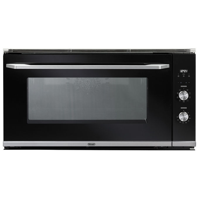De'Longhi NSM 90 MX Forno da incasso Elettrico Multifunzione 87 L Classe A Termoventilata 3D Girarrosto 9 programmi (48x90x54 cm) colore Nero