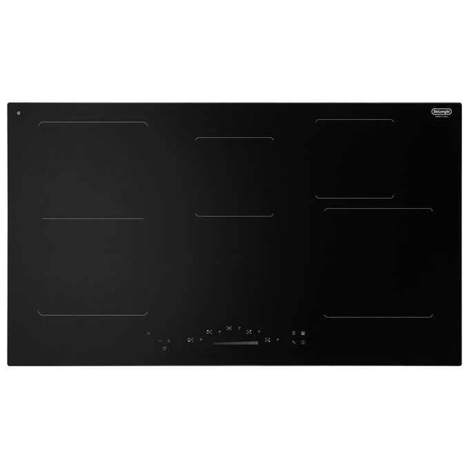 De'Longhi PIN 95 Piano cottura a induzione da incasso 90 cm 5 zone funzione Bridge Touch colore Nero De'Longhi PIN 95 Piano cottura a induzione da incasso 90 cm 5 zone funzione Bridge Touch colore Nero