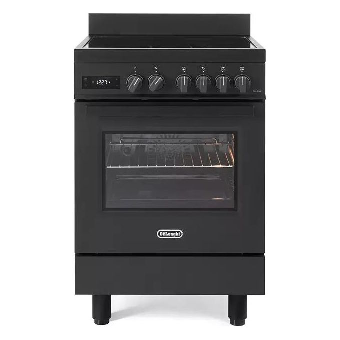 De'Longhi PRO 66 MAL IN Professional Cucina a Induzione 60x60 cm 4 Zone Forno Elettrico 74 L Classe A colore Antracite De'Longhi PRO 66 MAL IN Professional Cucina a Induzione 60x60 cm 4 Zone Forno Elettrico 74 L Classe A colore Antracite