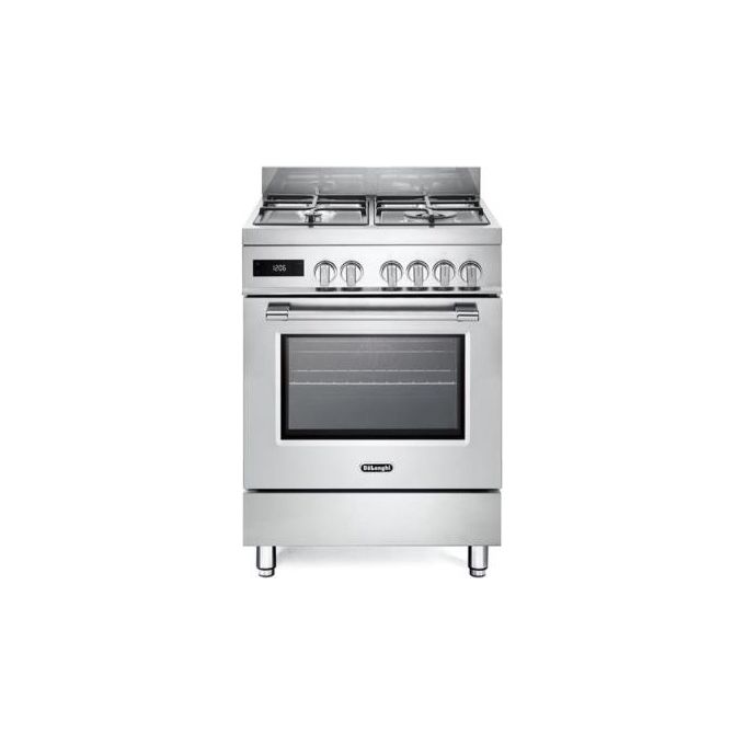 De'Longhi PRO66MALPZ Cucina Libera Installazione Piano Gas 4 Fuochi Forno Elettrico 74 L 11 Funzioni Classe A (85.7x60x60 cm) colore Antracite De'Longhi PRO66MALPZ Cucina Libera Installazione Piano Gas 4 Fuochi Forno Elettrico 74 L 11 Funzioni Classe A (85.7x60x60 cm) colore Antracite