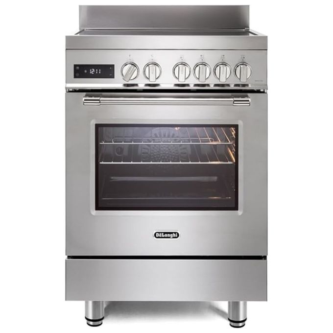 De'Longhi PRO66MXLIN Professional Cucina a Induzione 60 cm 4 Zone Bridge Forno Multifunzione 74 L 11 Funzioni Easy Steam Idroclean Classe A (60x60x91 cm) colore Inox De'Longhi PRO66MXLIN Professional Cucina a Induzione 60 cm 4 Zone Bridge Forno Multifunzione 74 L 11 Funzioni Easy Steam Idroclean Classe A (60x60x91 cm) colore Inox
