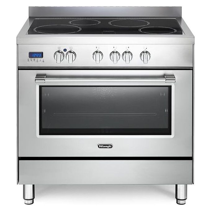 De'Longhi PRO96MXINED Professional Cucina freestanding Induzione 4 Zone Forno Elettrico Multifunzione 87 L Classe A (92x90x60 cm) colore Acciaio Inox De'Longhi PRO96MXINED Professional Cucina freestanding Induzione 4 Zone Forno Elettrico Multifunzione 87 L Classe A (92x90x60 cm) colore Acciaio Inox