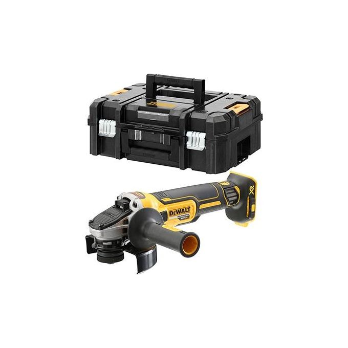 Dewalt DCG405NT XR Smerigliatrice Angolare Brushless 18V 125mm 800W 9000 rpm senza batteria colore Nero Dewalt DCG405NT XR Smerigliatrice Angolare Brushless 18V 125mm 800W 9000 rpm senza batteria colore Nero