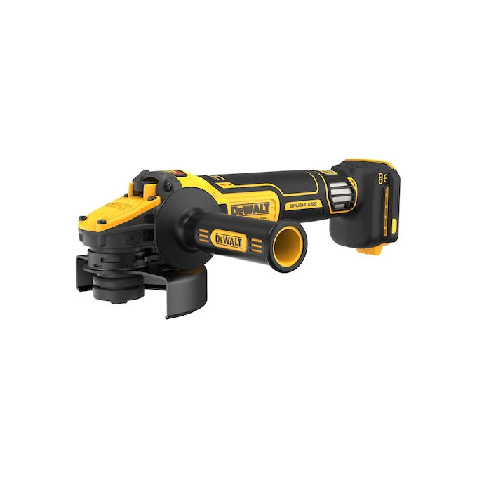 DeWALT DCG409VSNT-XJ Smerigliatrice Angolare 12,5 cm Motore Senza Spazzole 3000-9000 Giri-min Batteria 18 V Ioni di Litio colore Nero Giallo DeWALT DCG409VSNT-XJ Smerigliatrice Angolare 12,5 cm Motore Senza Spazzole 3000-9000 Giri-min Batteria 18 V Ioni di Litio colore Nero Giallo