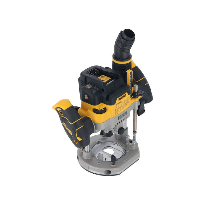 DeWALT DCW620NT-XJ Fresatrice Ad Affondamento Motore Brushless 11000-23000 rpm Attacco 8 mm 12.7 mm colore Nero Giallo DeWALT DCW620NT-XJ Fresatrice Ad Affondamento Motore Brushless 11000-23000 rpm Attacco 8 mm 12.7 mm colore Nero Giallo