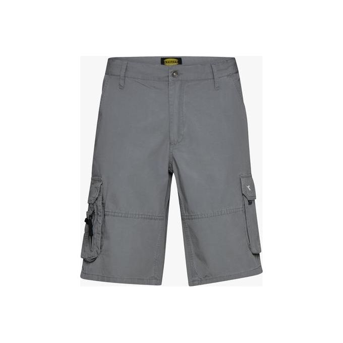 Diadora 1000942 Wonder II Bermuda da Lavoro Uomo 100% Cotone Popeline ISO 13688:2013 colore Grigio