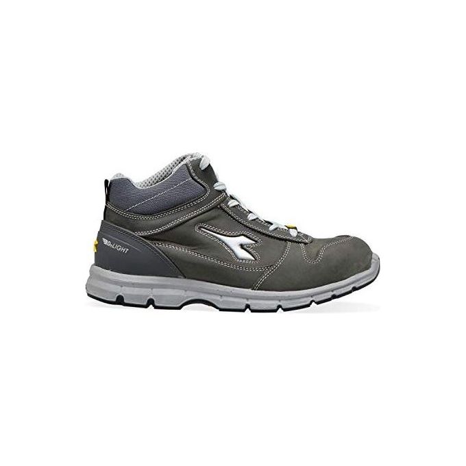 Diadora 46215859339 Run Mid Scarpa Antinfortunistica Alta S3 SRC CI ESD Puntale Acciaio 200J Taglia 39 colore Grigio