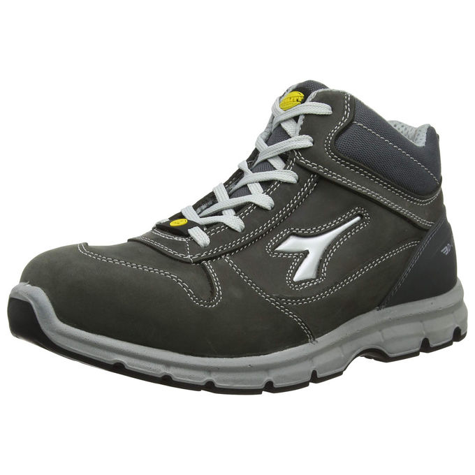 Diadora 701.175304 Run Mid Scarpe Antinfortunistiche Alte S3 SRC ESD Puntale Acciaio Idrorepellenti Taglia 42 colore Grigio Castello