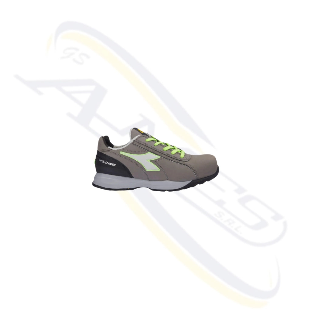 DIADORA “GLOVE” MDS LOW S3 GRIGIO CARB/VERDE FLUO Taglia: 42