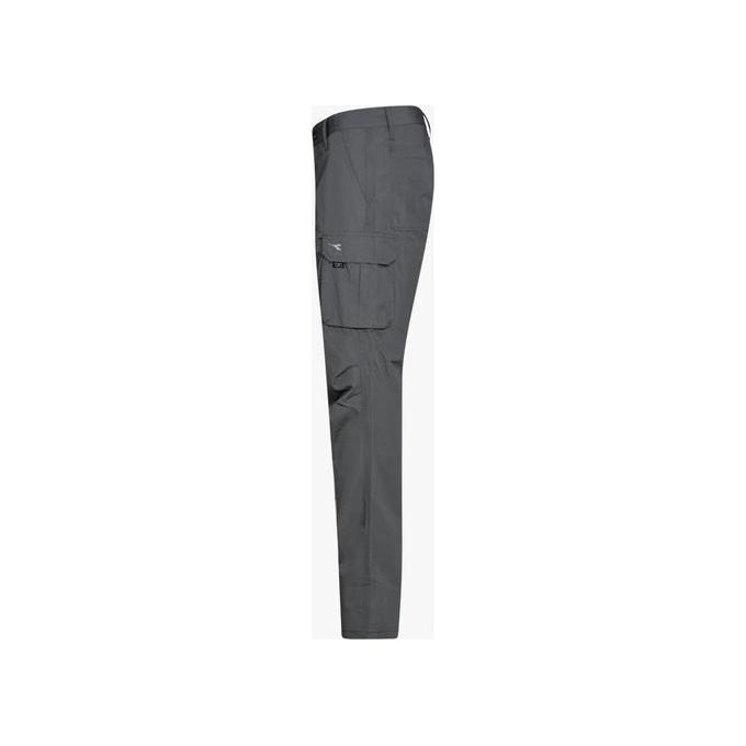 Diadora Utility 85227 WIN II Pantalone Cargo da Lavoro Estivo Unisex 100% Cotone CE ISO 13688 colore Grigio
