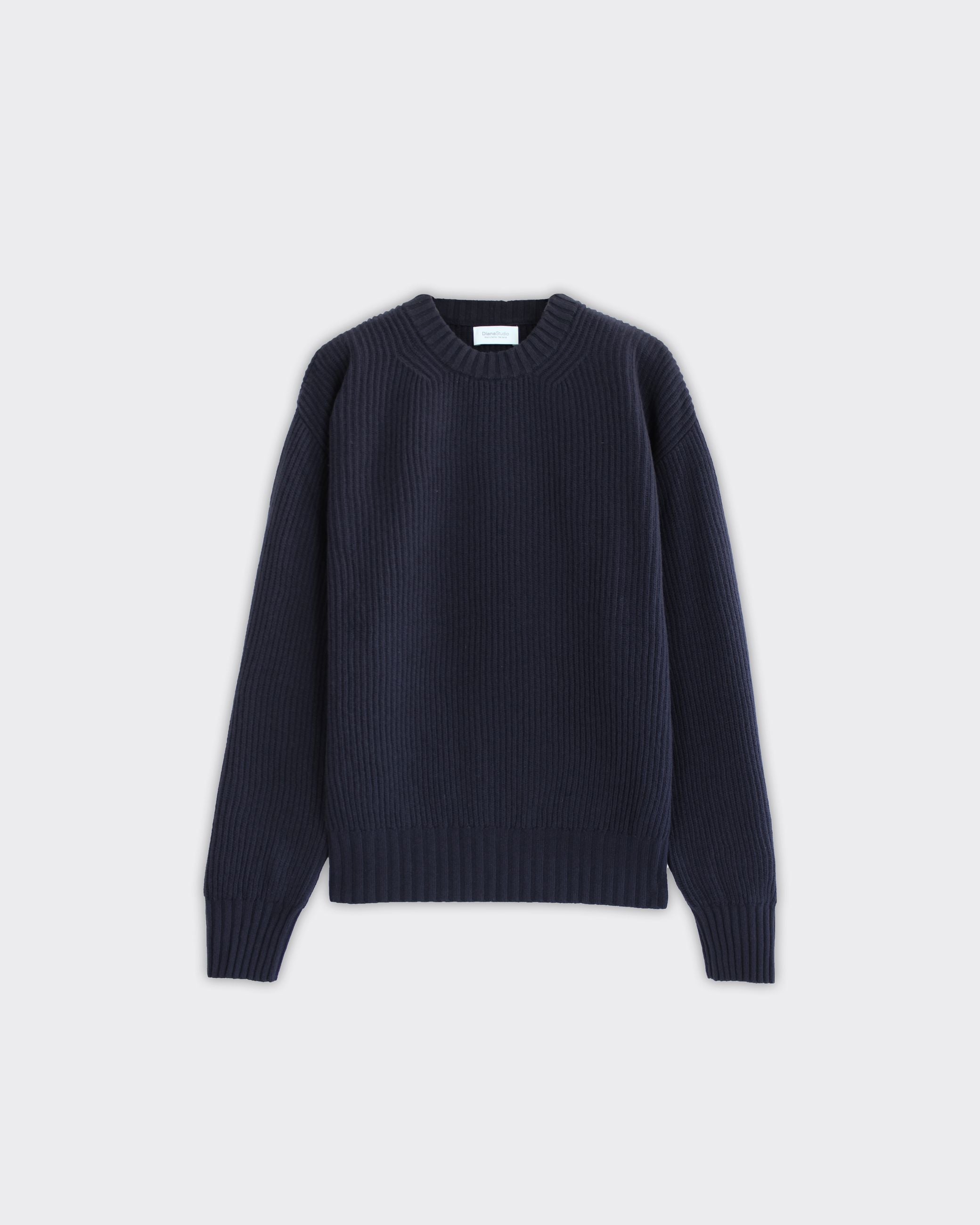 Diana Studio Crewneck Supersoft Blu Navy