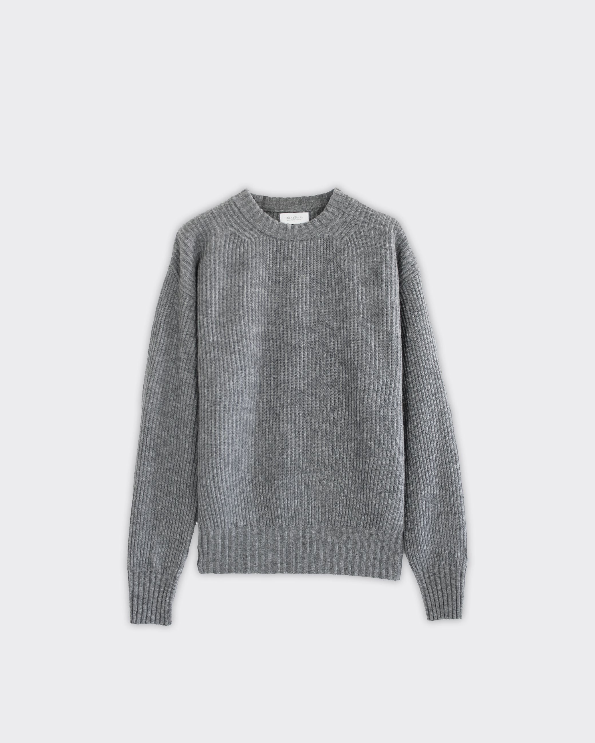 Diana Studio Crewneck Supersoft Grigio Melange