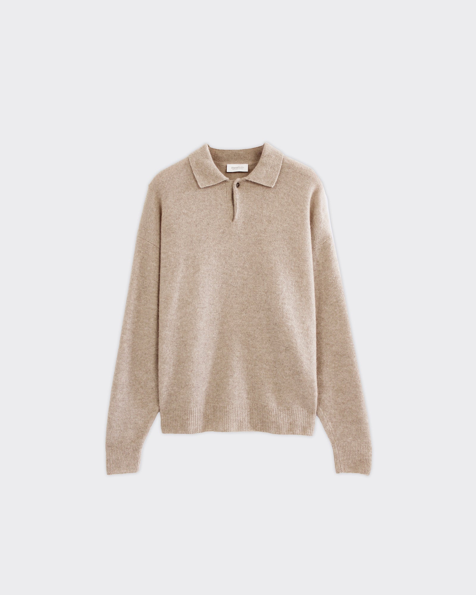 Diana Studio Polo Knit Beige