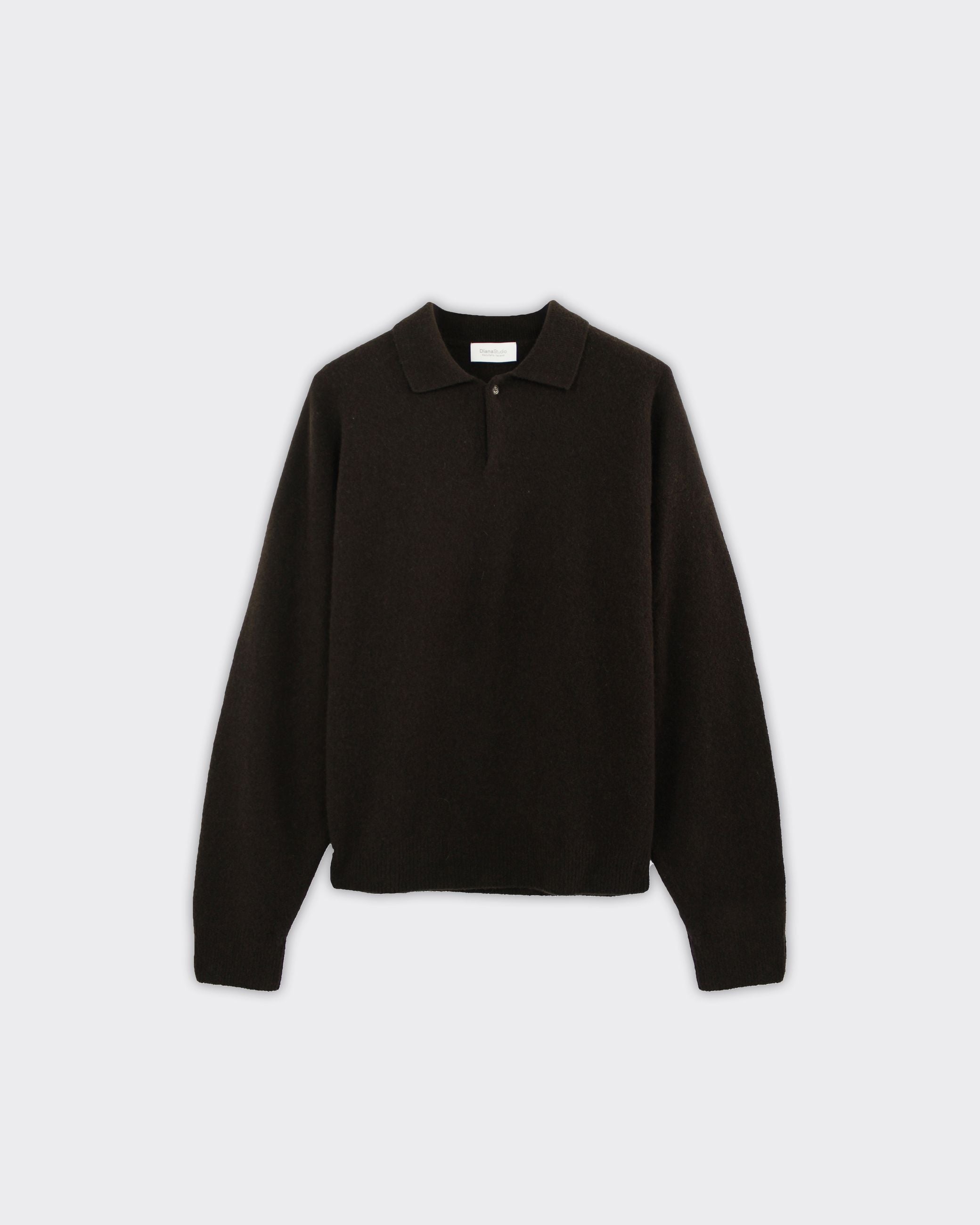 Diana Studio Polo Knit Marrone Diana Studio Polo Knit Marrone