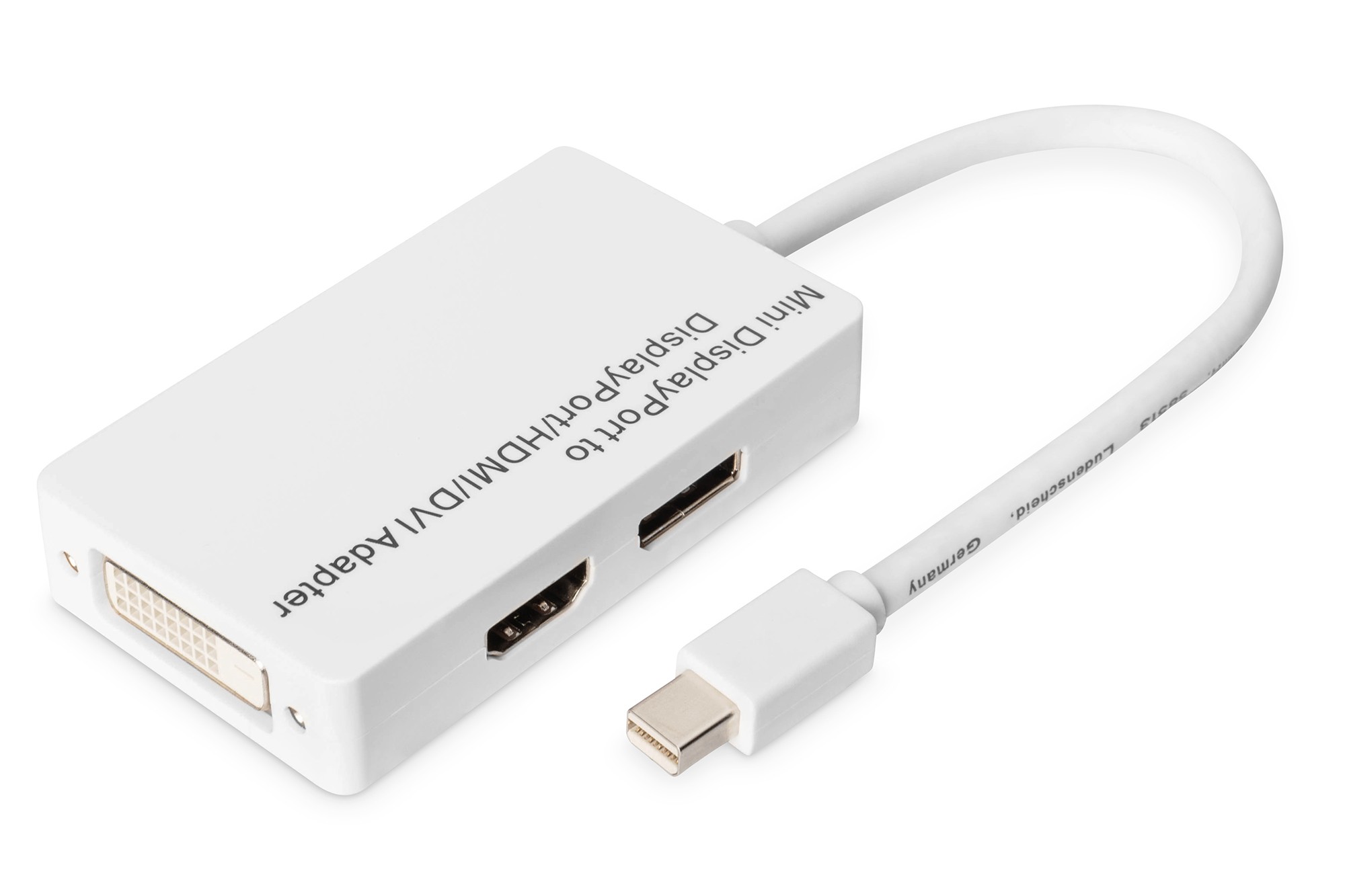 Digitus Adattatore / Convertitore Mini Displayport - Da Mini Dp A Displayport Hdmi + Dvi