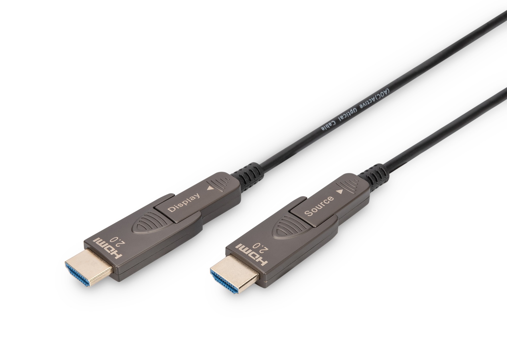 Digitus Cavo In Fibra Ottica Ibrido 4K - Hdmi® Aoc Connettore Rimovibile Mt 20